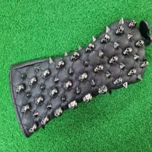 중고 스컬 가죽 우드 커버B