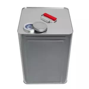 사각 18리터 철제 용기 말통 철캔 페인트캔 공캔 틴케이스 잡관 국내 제조 18L