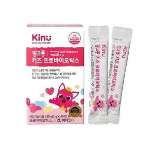 [지엔씨][GNC] 키누 핑크퐁 키즈 프로바이오틱스 40포 (40일분)_56739