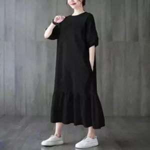 [오노마] ONM 린넨 메이비굿 원피스 롱원피스 소매핀턱셔링 (S11879241)