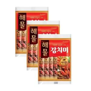 청정원 해물 감치미 3개 120g 자취 맞벌이 한식 조미료 찌개