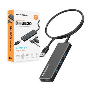 :다크플래쉬 darkFlash DHUB20 4포트 USB 3.0 허브