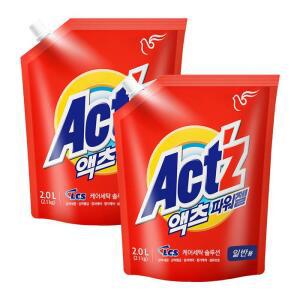 [액츠] 액츠 파워젤 일반용 2L (2개입) 세탁세제