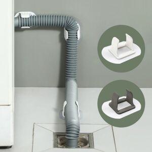 세탁기 배수호스 고정 클립 홀더 배수관 스프링 연결 정리걸이 받침대