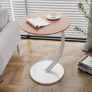 원형 사이드 테이블 소파 침대 거실 협탁 보조 간이 책상 미니 탁자 티테이블 3색