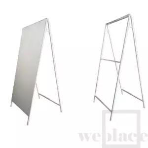 위플레이스 (무지양면)철재A자 900Ｘ1800 A자형입간판 스탠드간판 A형간판 A형보드 A표지판 A형입간판 철제