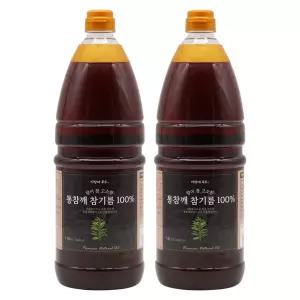 이장네_향이 참 고소한 통참깨 참기름 100%_1.8L_2개