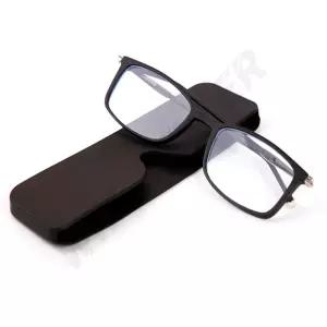 휴대용 초경량 노안 돋보기안경 슬림안경테 케이스세트 노인 어르신 선물 확대경 부모님 뿔테