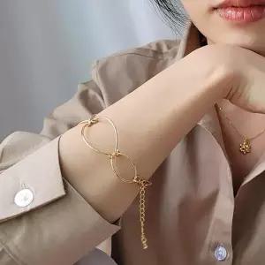 /신상오픈런 디나오 서클 여성 뱅글 우아한 캐주얼 썸머 팔찌