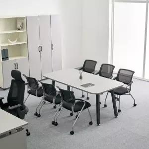 티에스퍼니처 퍼스 말발굽 회의테이블 책상 1800