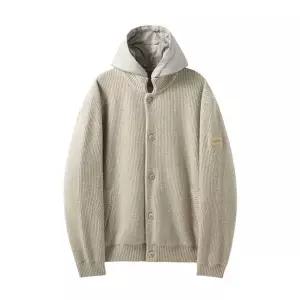 [브롬톤](강남점)[브롬톤런던][브롬톤][P244UCD403] 후드 탈부착 하이브리드 가디건 베이지 (남녀공용)(...