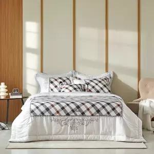 모달 쇼팽 그레이(7.4온스) 퀸세트(퀼트이불+패드+베개커버2장)