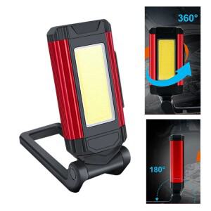 LED COB 멀티 작업등 자석 강력한 011A 손전등 캠핑 랜턴 접이식 후레쉬 충전