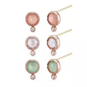 [도로시] 18k 아트랑 랩 다이아몬드 퓨어 귀걸이(3type)