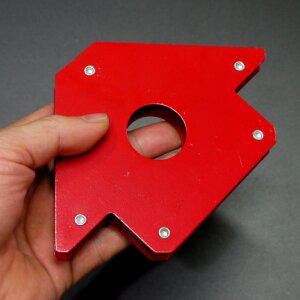 155x120mm 삼각 용접 자석(중)/45도 90도 135도 각도 마그네틱 부착 각도기 조립식 앵글 설치 공구