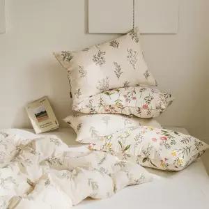 [드리울] 더 가든 광목 오가닉 순면 차렵이불 SS/Q