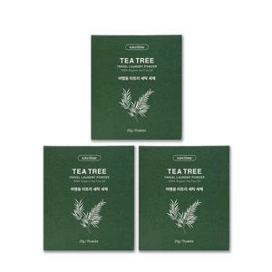 세이브타임 여행용 티트리 세제 3BOX (30개입) 휴대용 간편빨래 여행세탁