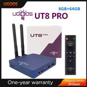 셋톱 박스 UGOOS UT8 프로 스마트 TV 안드로이드 11 0 DDR4 8GB RAM 64GB ROM RK3568 WiFi6 미디어 플레이어 BT 음성 원격 4G 32G