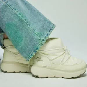 아키클래식 발편한 방한 패딩 슈즈 부츠 아이슬린 패딩 부츠 아이보리