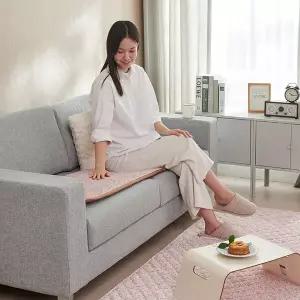 크리벨 탄소그래핀 극세사 전기방석 연핑크 2인용(45x90cm)