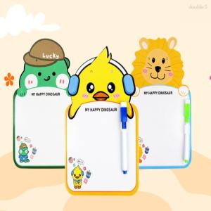 DOUBLES 미니 동물 화이트보드 보드판 유아칠판 귀여운캐릭터