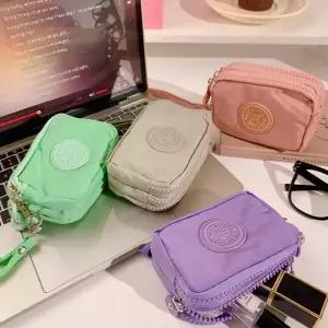 다용도 3단 분리 파우치 지갑 일본동전 화장품 에어팟 카드수납