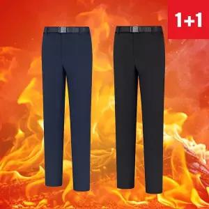 [아웃도어스/콜핑]콜핑 남성 기모본딩 겨울 보온 등산 바지 작업복 1+1