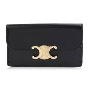 [명품] 트리오페 플랩 카드지갑 블랙 10I583 V 38NO