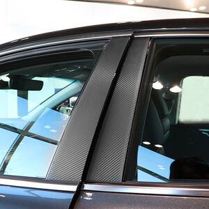 제네시스 GV80 B필러 기둥 몰딩 패널 카본 랩핑 필름 데칼 스티커 포인트 튜닝 몰딩 용품