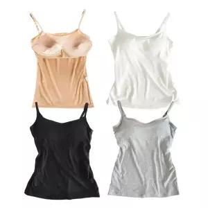 일체형 브라캡 골지 끈나시 이너웨어