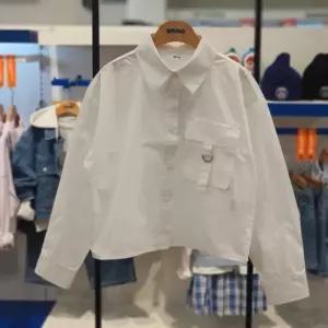 HC08 빅포켓 크롭셔츠SH 주니어 여아/봄가을 크롭셔츠 SJZ101 FCSH01