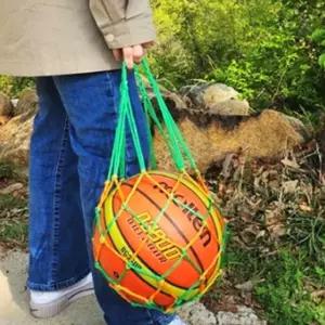 고품질 주머니 축구 초록노랑 농구 공가방 휴대용 네트가방 (WFGT9I2)