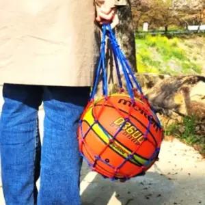 고품질 네트가방 휴대용 공가방 주머니 농구 파랑빨강 축구 (WFGT9I3)