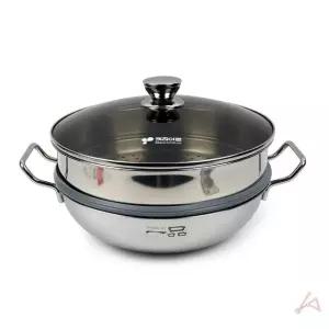 찜솥 만두 찜냄비 갈비 갈비찜냄비 2단 스텐 28cm 찜 (WFGTHWM)