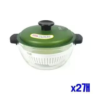 내열유리 찜기 x2개 다용도찜기 1L 오븐용 렌지 계란 (WFGTXB2)