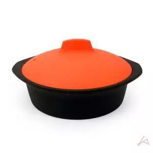 고품질 전자레인지 냄비 실리콘냄비 용기 찜냄비 오븐 실리 (WFGTIUQ)