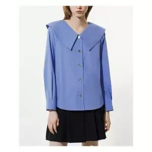 [하프클럽/리스트]러코튼케이프카라블라우스