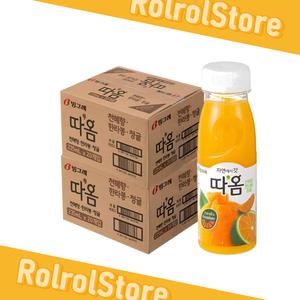 빙그레 따옴 천혜향 & 한라봉 &청귤 주스 235ml(40입) 냉장주스