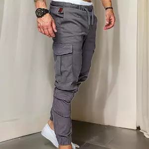 남자 테이퍼드핏 조거 카고팬츠 바지