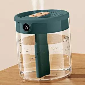 [하프클럽/알티피아]1인용 가습기 LED 무드등 탁상용 사무실 소형 책상