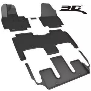 3D 카구 카매트 기아 EV9 6인승 일반/릴렉션시트 (23년-현재) TPE 차량용 바닥매트