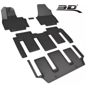 3D 카구 카매트 기아 EV9 6인승 스위블시트 (23년-현재) TPE 차량용 바닥매트