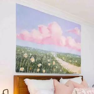 더굿샵 패브릭포스터 꽃길 대형M 패브릭그림