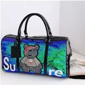 고품질 레드 반짝 SURE 보스턴백 골프용 여행용 46CM 보스턴백 (WFH1ZWO)