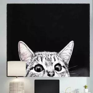 더굿샵 패브릭포스터 고양이 대형M 거실벽그림 카페인테리어소품