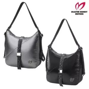 MASTER BUNNY 여성 골프 투톤 웨빙 파우치 겸 멀티 숄더백 21-E1BG101