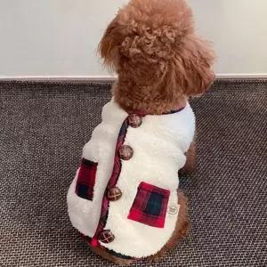 강아지조끼 후리스 보아털 플리스 조끼 겨울옷
