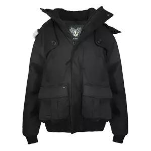 카르텔 코요테퍼 남성 패딩 점퍼 CARTEL BLACK