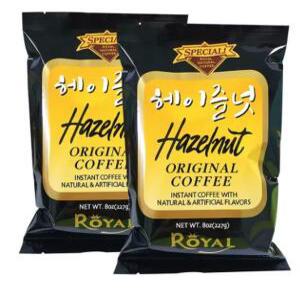 1+1(227gX 2봉) 로얄 헤이즐넛향 커피고급 원두커피
