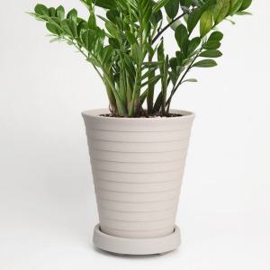 합 대형 스트라이프 라인 원형 높은 목분 화분 받침대 1세트